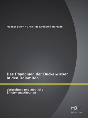 cover image of Das Phänomen der Buckelwiesen in den Dolomiten